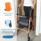 Andador para ancianos | Acero | Plegable | Asiento y respaldo | 2 ruedas | Cesta | Premium | Nerón | Mobiclinic - Foto 3