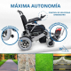 Silla de ruedas eléctrica | Plegable | Aluminio | Auton. 51 km | 24V | Ajustable| Troya Plus Ultra | Mobiclinic - Foto 4