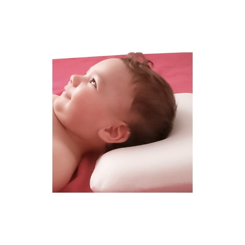 Almohada bebés 100% algodón Almohada para bebé Plagiocefalia cojin