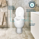 Elevador WC | Con tapa | 14 cm | Blanco | Ajustable | Titán | Hasta 160 Kg| Mobiclinic - Foto 7
