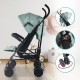 Silla de paseo plegable para bebés | Respaldo reclinable | Ruedas extraíbles | Peso máx. 15 kg | Cesta XL | Elefant | Mobiclinic - Foto 12