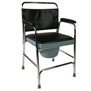 Silla inodoro | Con tapa | Reposabrazos | Conteras antideslizantes | Velero | Mobiclinic