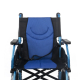 Silla de ruedas | Plegable | Aluminio | Frenos en manetas | Ancho asiento 46cm | Azul | Pirámide | Mobiclinic - Foto 2
