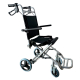 Silla de ruedas | Tránsito | Asiento 34 cm | Plegable | Aluminio | Ruedas pequeñas | Frenos Manetas | Neptuno | Mobiclinic - Foto 1