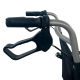 Silla de ruedas | Tránsito | Asiento 34 cm | Plegable | Aluminio | Ruedas pequeñas | Frenos Manetas | Neptuno | Mobiclinic - Foto 2