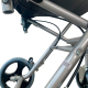 Silla de ruedas | Tránsito | Asiento 34 cm | Plegable | Aluminio | Ruedas pequeñas | Frenos Manetas | Neptuno | Mobiclinic - Foto 6