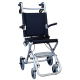 Silla de ruedas | Tránsito | Asiento 34 cm | Plegable | Aluminio | Ruedas pequeñas | Frenos Manetas | Neptuno | Mobiclinic - Foto 8
