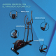 Bicicleta elíptica | 8 resistencias | Pantalla LCD | Manillar ergonómico | Antideslizante | Hasta 100 kg | ATLAS | Mobiclinic - Foto 3