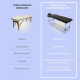 Camilla de masaje plegable | Reposacabezas | Portátil | Aluminio | 186x60 cm | Negro | CA-01 Light | Mobiclinic - Foto 6