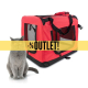 OUTLET | Transportín para mascotas | Talla M | Soporta 10 kg | 57x38x44 cm | Plegable | Rojo | Balú | Mobiclinic - Foto 1