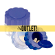 OUTLET | Triturador de pastillas | Con contenedor | Azul y transparente | - Foto 1