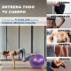 Pelota de pilates | 58 cm| Antideslizante | Anti-pinchazos | Incluye inflador | Lavable | Morado| PY-01 |Mobiclinic - Foto 5