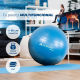 Pelota de pilates | 58 cm | Antideslizante | Anti-pinchazos | Incluye inflador | Lavable | Azul| PY-01 |Mobiclinic - Foto 1