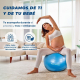 Pelota de pilates | 58 cm | Antideslizante | Anti-pinchazos | Incluye inflador | Lavable | Azul| PY-01 |Mobiclinic - Foto 3