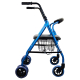 Andador para adultos | Plegable | Aluminio | Asiento y respaldo | Azul | Paterna | Clinicalfy - Foto 2