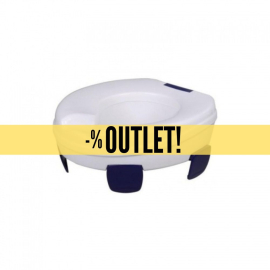 OUTLET | Elevador de inodoro | Resistente | Soporta hasta 185 kg | Sin tapa
