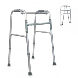 Andador para adultos | Aluminio | Plegable | Sin ruedas | Columna | Mobiclinic