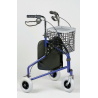 Caminador de tres ruedas | Plegable | Altura regulable | Delta