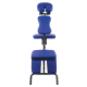 Silla de masaje | Plegable | Regulable | Hasta 250 kg | Con bolsa de transporte | Azul | Mobiclinic - Foto 1