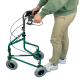 Andador para ancianos | Plegable | Freno en manetas | 3 ruedas | Cesta | Verde | Caleta | Mobiclinic - Foto 7