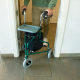 Andador para ancianos | Plegable | Freno en manetas | 3 ruedas | Cesta | Verde | Caleta | Mobiclinic - Foto 8