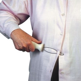 Abrochador de botones | Blanco | Acero inoxidable