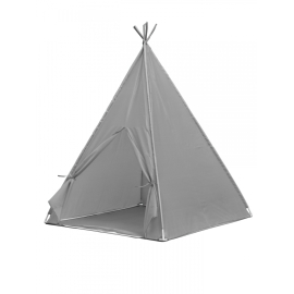 Tienda tipi infantil para juegos | Plegable | Impermeable | Gris | Hindú | Mobiclinic