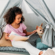 Tienda tipi infantil para juegos | Plegable | Impermeable | Gris | Hindú | Mobiclinic - Foto 10
