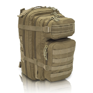 Mochila de combate compacta | Bolsa de emergencias | Color coyote brown | C2 Bag | Elite Bags
