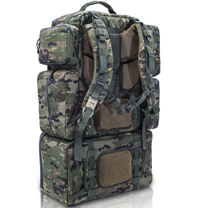 Bolsa militar SVA, Mochila militar gran capacidad, Color pixelado boscoso