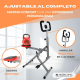 Equipo de musculación | Sentadillas | Glúteos | Plegable | Manillar ajustable | Acero | Máx. 125 kg | VitalFit | Mobiclinic - Foto 6