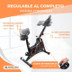 Bicicleta estática | Volante de inercia 10 kg | Ajustable | Con ruedas | Pantalla LCD | Peso máx. 120 kg | Makalu | Mobiclinic - Foto 4