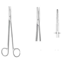 Metzenbaum-Nelson tijeras recta R/R