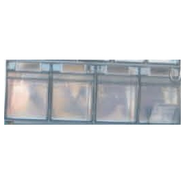 Dispensador transparente | 4 cajetines basculantes