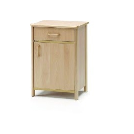 Mesa de noche de madera