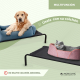 Cama elevada para mascotas | Aislante | 125 x 71 x 22 cm | Máx. 60 kg | Ligera | Resistente | Negra | Cleo | Mobiclinic - Foto 5