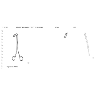 Randall pinza para cálculos renales