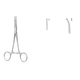 Pinza hemostática Crile 1x2 D