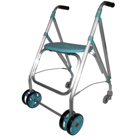 Andador rollator | Plegable | Aluminio | Esmeralda | ARA-PLUS | Forta