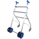 Andador para adultos | Aluminio | 4 ruedas | Plegable | Azul | Rollatino | Forta - Foto 1