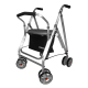 Andador con asiento | Aluminio | 4 ruedas | Gris | Kanguro HD | FORTA - Foto 1