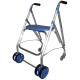 Andador rollator | Plegable | Aluminio | Azul | ARA-PLUS | Forta - Foto 1