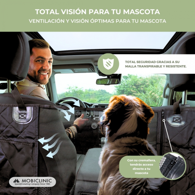 Funda Asiento Coche Perro, Universal Impermeable