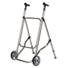 Andador caminador dos ruedas | Aluminio | Negro | CAR | Forta