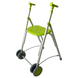 Andador Rollator | aluminio plegable | color pistacho | kamaleon | FORTA