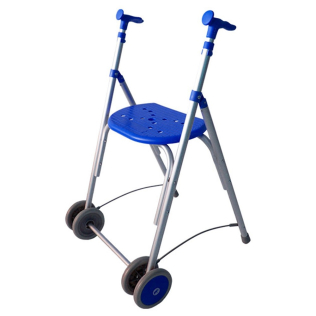 Andador rollator | Aluminio | Plegable | Azul | Kamaleon | FORTA