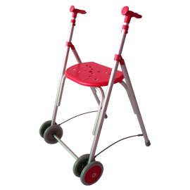 Andador rollator | Aluminio | Plegable | Coral | Kamaleon | FORTA