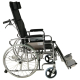 Silla de ruedas plegable | Respaldo reclinable | Elevador de piernas y reposacabeza | Ortopédica | Obelisco | Mobiclinic - Foto 4