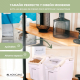 Contenedor de pienso | 8 Kg - 20 L | Cierre seguro | Con ruedas | Incluye pala y medidor | Blanco | FeedPet | Mobiclinic - Foto 4