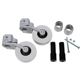 Kit de dos ruedas traseras adaptables a andadores de adulto...